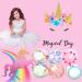 Unicorn Bath Bombs with Surprise Jewelry Inside | Organic Bath Bombs for Kids Girls | Birthday Gift for Girls - Buy Online on GoSupps.com