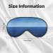 SSIMOO Blue Ocean Sea Print Ultra-Soft Light-Blocking Eye Mask for Comfort & Restful Sleep - International Shipping - Buy Online on GoSupps.com