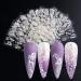 Flower Nail Stickers 5D Lace Engraved Nail Decal Self Adhesive Carving DIY Nail Art 7 Nail ornament Style 7 - Buy Online on GoSupps.com