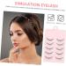 FRCOLOR 5 Pairs Eyelash Fake False Lash Fluffy Volume Thick Lashes Reusable Lashes Dollsthetic Lashes Multi-layer Lashes Makeup Lash Fiber Adhesive Natural 3d - Buy Online on GoSupps.com