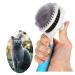 Self-Cleaning Cat Grooming Brush | Removes Mats and Tangled Hair | Pet Massage Tool | Blue Slicker Brush for Dogs and Cats - Buy Online on GoSupps.com