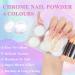 Kiiwah 6 Jar Nail Art Chrome Nail Powder Set Pearl Shell Nail Glitter Powder Mirror Effect for Nail Art Design Decoration - Buy Online on GoSupps.com