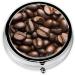 Funny Roasted Coffee Beans Pill Box - 3 Compartment Mini Travel Organizer for Medicine Vitamins & Tablets - Buy Online on GoSupps.com
