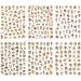 Valentines Day Angel Nail Art Stickers 6 Sheets Self-adhesive Nail Decals Heart Design Manicure Tips Nail Decor for Women Girls - Buy Online on GoSupps.com
