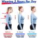 Back Posture Corrector Adjustable Support Straps Children's Adult Students Writing Back Sitting Posture Correction Belt Smart Sensor Vibration Reminder (Color : Blue) (Blue) favorite gift lofty - Buy Online on GoSupps.com