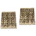 Angoily 2pcs Set 12pcs Brow Pencil Eyebrow Pen Eyeliner Pencil with Brush Iron Tube Double Head - Buy Online on GoSupps.com