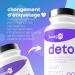 Detox NAC N-Acetyl-Cysteine Artichoke Milk Thistle Black Radish - Drainer and Elimination - Powerful and Fast Liver Detox & Colon - +1 Month of Cure - Made in France - 90 Capsules - Hexagon - Buy Online on GoSupps.com