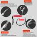 220-Piece Fishing Hooks Set | 2X Strong Circle Hooks for Freshwater & Saltwater Fishing | Offset Octopus Catfish Hooks in Multiple Sizes | BLACK Finish - Buy Online on GoSupps.com