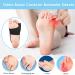 DYKOOK Tailors Bunion Corrector - 1 Pair Bunionette Sleeves with Gel Pads & Non-Slip Strap for Pain Relief & Toe Straightening (Black, Small) - Buy Online on GoSupps.com