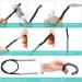 14 Piece Paracord Tools Set | Stainless Steel FID Needle & Lacing Needles | Knotter & Smoothing Tool with Marlin Spike | Ideal for Paracord Work & Leather Weaving - Black - Buy Online on GoSupps.com