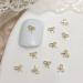3D Metal Embellishments 20pcs Bowknot Decorations For Individual Styles 03 White K - Buy Online on GoSupps.com
