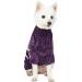 Blueberry Pet Cozy Soft Chenille Classy Striped Dog Sweater in Dark Plum - 10 inch Back Length - Pack of 1 - Buy Online on GoSupps.com