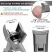 VOGARB Extra Wide Jaw Nail Clippers for Thick Nails - Heavy Duty Long Handle Cutter with File for Men Women Adults Seniors - Silver - Buy Online on GoSupps.com