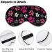 Buy Pink Animal Paws Print Sleep Mask for Women | Adjustable Eye Shades with Elastic Strap | Comfortable Sleeping Cover - Buy Online on GoSupps.com