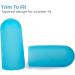 NatraCure Blue Gel Toe Cap and Finger Protector - 6 Pack (Large/X-Large) - Pain Relief for Corns, Blisters, Ingrown Nails - Buy Online on GoSupps.com