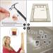 Picture Hanging Hooks  50 Pcs Heavy Duty 10-50 lbs Picture Hangers Hardware kit with Nails for Picture Frame  Canvas  Mirror Hanging Decoration 10-50LB GLD - Buy Online on GoSupps.com