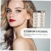 FRCOLOR 9 sheets Stickers Tools Lady Sticker Brow Eyebrows Transfers Shaping Imitation False Tattoos - Buy Online on GoSupps.com