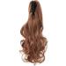 S-noilite Curly Wavy Ponytail Extension Clip in Hair 18 Synthetic Hairpieces Light Auburn - 145g - Buy Online on GoSupps.com