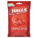 HALLS 27499 Triple Action Cough Drops Cherry 30/Bag
