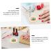 Housoutil Nail Display Board Nail Color Mixing Plate Makeup Paint Plate Nail Building Gel Hybrid Gel Makeup Mixing Palette Nail Polish Zinc Alloy Bracket Photo Frame - Buy Online on GoSupps.com