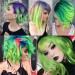12 Pcs Colored Hair Extensions Colorful Clip in Hair Extensions 22 inch Synthetic Straight Hair Extensions for Kids Girls Women J 12pcs-Green - Buy Online on GoSupps.com
