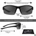 proSPORT Polarized Bifocal Sunglasses with Smoke Brown Lens Tint for Men and Women - 2.0x Magnification - Includes Zipper Case, Retainer, and Microfiber - Buy Online on GoSupps.com