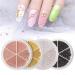 GZMAYUEN Micro Beads for Nails Golden Silver Rose Gold Black Metallic Nail Art Caviar Beads Small Nail Beads 0.8-3.0mm