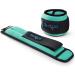 YES4ALL Velcro neoprene weight cuff couple for women men with different sizes (0.9 kg - 4.5 kg) - unisex leg weights for walking backing calisthenics 2.2 kg couple 2 * 1.1 kg