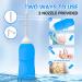 Enema Douche Anti Back-Flow Kit | Reusable Enema Bulb with 2 Spray Heads for Men & Women - Shop Internationally - Buy Online on GoSupps.com