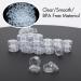 ZEJIA 3g Sample Containers with Lids - 25 Pack Clear Lip Balm Cosmetic Jars - Buy Online on GoSupps.com