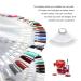 100 Pieces Nail Tips Display Ring - Transparent Nail Swatches for Salon Exercises | Nail Art Showcase - Buy Online on GoSupps.com