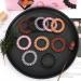 Jesslab Spiral Hair Ties - 10 Traceless Telephone Cable Hair Ties | No-Damage Ponytail Holders for Women & Girls | Color Sorted (#22) - Buy Online on GoSupps.com