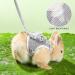 Shop Premium Rabbit Accessories: Harnesses Collars Leashes & Dishes for Small Animals - Adjustable & Breathable (Gray) - Buy Online on GoSupps.com