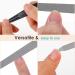 Lusofie 6Pcs Professional Diamond Nail File Double Sided Nail Files Metal Nail File with Non-Slip Handle Manicure Tool Accessories for Home Salon - Buy Online on GoSupps.com