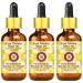 Deve Herbes Pure Tomato Seed Oil (Solanum lycopersicum) with Glass Dropper Cold Pressed (Pack of Three) 100ml X 3 (10 oz)