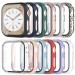 12 Pack Case Compatible with Apple Watch 40mm SE 2 Series 6 5 4 SE with Tempered Glass Screen Protector HASDON Hard PC Bumper Overall Shockproof Protective Cover for iWatch 40mm Accessories Black/White/Silver/Rose Gold/Pink/Clear/Midnight Blue/Green/Red/L