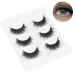 Thick Handmade Reusable False Eyelashes - 3 Pairs | Soft Lightweight & Perfect for All Makeup Styles - Buy Online on GoSupps.com