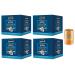 Rummo Motta Ese Coffee Pods, 44mm, 100 Coffee Pods, Napoli Blend, Compostable Coffee Pods + 1 Can of 330ml Peach Iced Tea