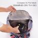 Tombert Hard-Shell Carrying Case for PTCG Trading Cards - Holds 400+ Cards - Perfect Gift for Boys - Fits Magic MTG and PTCG - Black Pika - Buy Online on GoSupps.com