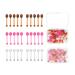 Lip Applicators Stick Lip Balm Applicator with Small White Box Plastics Lip Brush Stick Lip Mask Applicator Lip Balm Honey Jar (30)