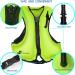 OMOUBOI Inflatable Snorkel Vest | Adult Swimming Jacket for Water Sports | Green | 90-220lbs - Buy Online on GoSupps.com
