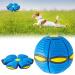 UFO magical flying saucer ball ball frisbee frisbee ball dog toys flying saucer ball dog frisbee ball dog toys for dog training throwing catching playing blue