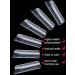 EBANKU 120pcs Clear Full Cover Dual Nail System - Flat Acrylic Nail Extension Tips & Nail Art Tools for Perfect Manicure - Buy Online on GoSupps.com