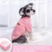 Warm Dog Sweater for Small & Medium Dogs - Classic Pink Puppy Clothing Set - Buy Online on GoSupps.com