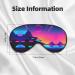 Buy Retrowave Pictures Sleep Mask | Adjustable Breathable & Fashionable Eye Mask for Comfortable Sleep | International Shipping Available - Buy Online on GoSupps.com
