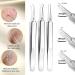 Ybaoo 18PCS Blackhead Remover Tools Kit - Professional Stainless Acne Extractor Set with Metal Case for Blemish Comedone Removal - 2022 Latest - Buy Online on GoSupps.com