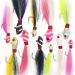 Assorted Bucktail Jigs & Flukes Fishing Lures Kit for Striped Bass Walleye Snook Rockfish Redfish - 3 Pack 2oz (56g) - Buy Online on GoSupps.com