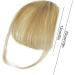 Bang Clip in Hair Extensions - French Bangs Clip on Fake Bangs Fringe Clip on Air Bangs | Neat Bangs Hair Extension Natural Color Fringe Hairpieces Hair Bangs for Daily Wear Wig Accessoriess gray gold - Buy Online on GoSupps.com