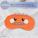 Buy Cute Cartoon Dinosaur Sleeping Mask - Soft Plush Eye Cover for Kids & Adults | Funny Travel Blindfold - Perfect Gift - Buy Online on GoSupps.com