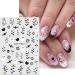 JMEOWIO 9 Sheets Halloween Nail Art Stickers Decals Self-Adhesive Cute Ghost Nail Supplies Nail Art Design Decoration Accessories - Buy Online on GoSupps.com